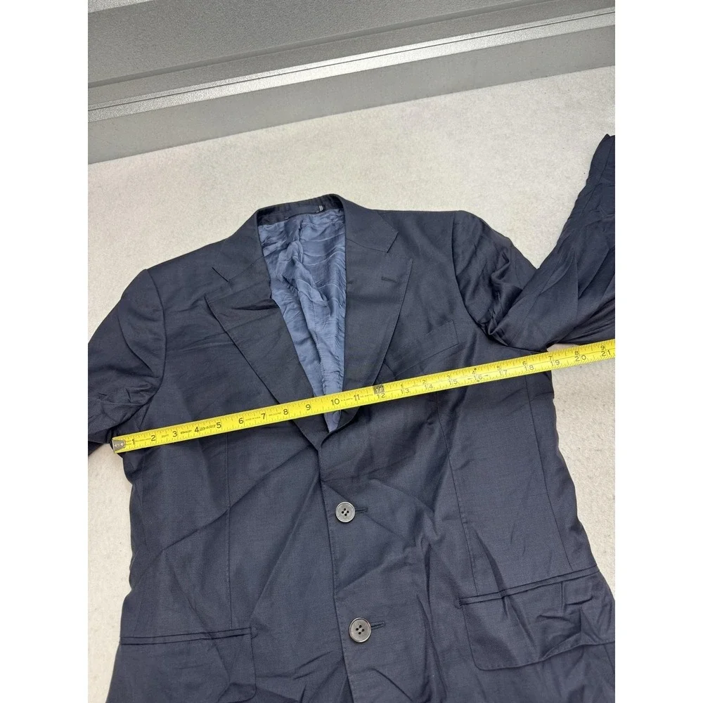 Suitsupply Blazer Mens 40 Blue Lazio Slim Wool Super 110s VBC Suit Jacket